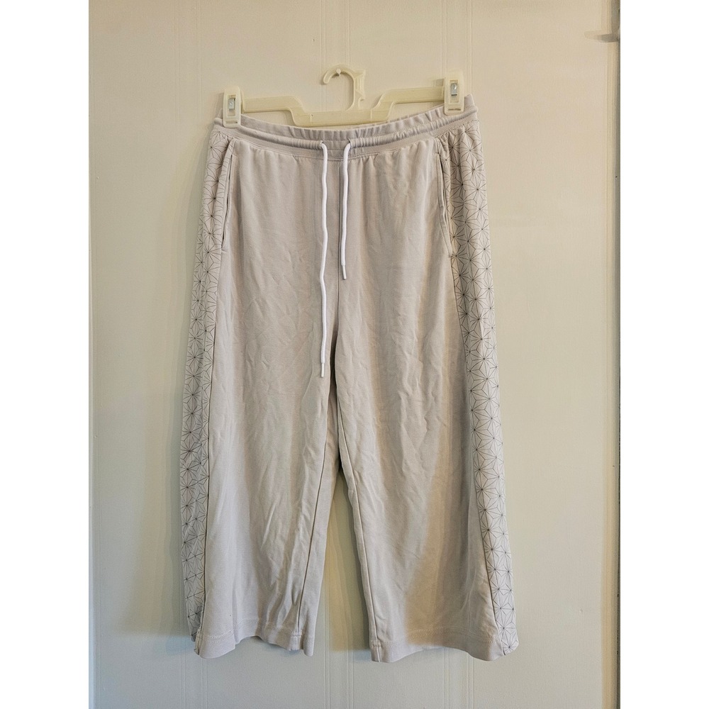 Disney EPCOT Spaceship Earth Geometric Pattern Lounge capri cropped Pants Medium